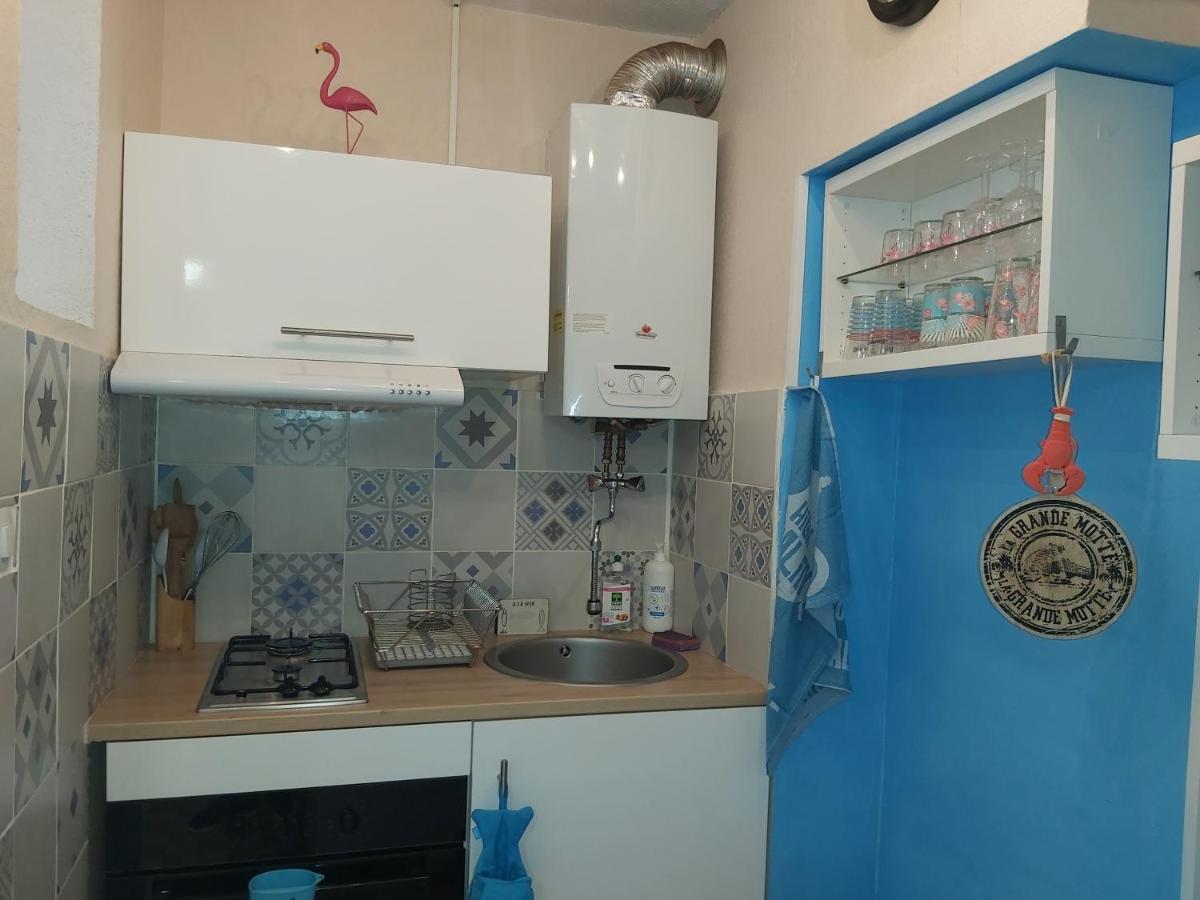 Mes Vacances A La Mer Studio 4 Pers, Parking Prive, Wifi, Linges Fournis, Climatisation Ла-Гранд-Мот Экстерьер фото