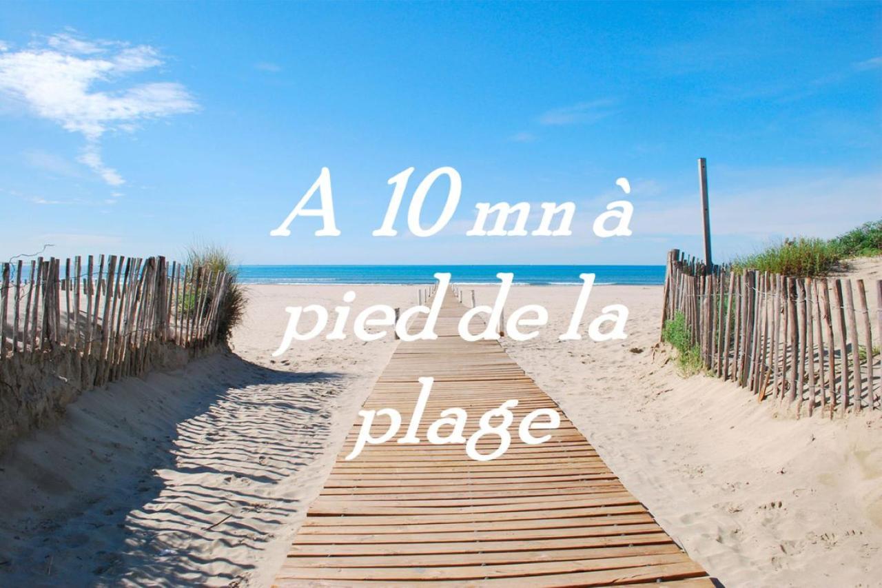 Mes Vacances A La Mer Studio 4 Pers, Parking Prive, Wifi, Linges Fournis, Climatisation Ла-Гранд-Мот Экстерьер фото