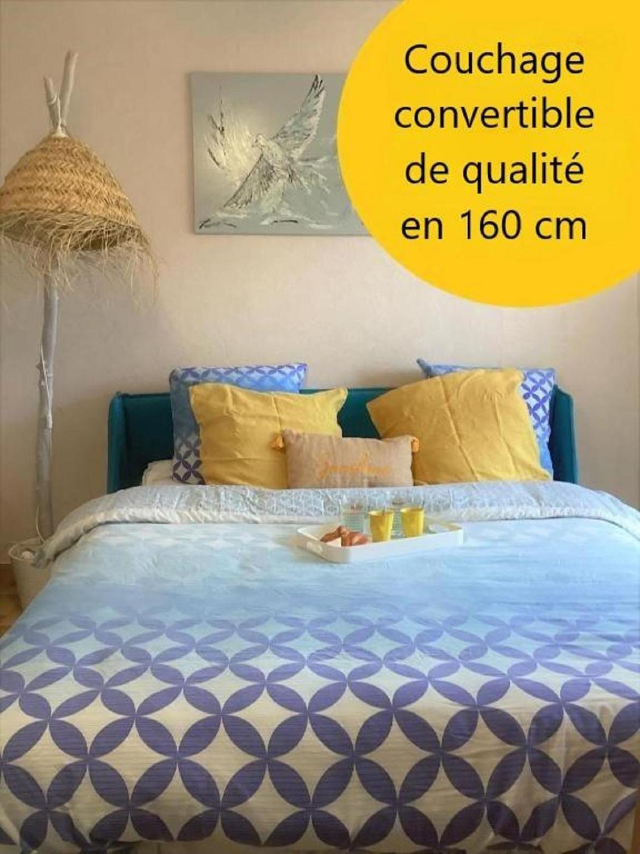 Mes Vacances A La Mer Studio 4 Pers, Parking Prive, Wifi, Linges Fournis, Climatisation Ла-Гранд-Мот Экстерьер фото